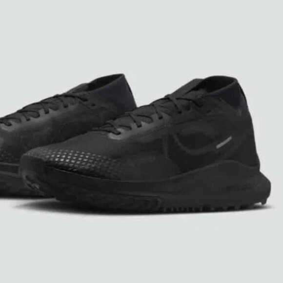 Nike React Pegasus Trail 4 GORETEX V2 Men US 11-13 Black Running Hiking Shoe New - Picture 1 of 5